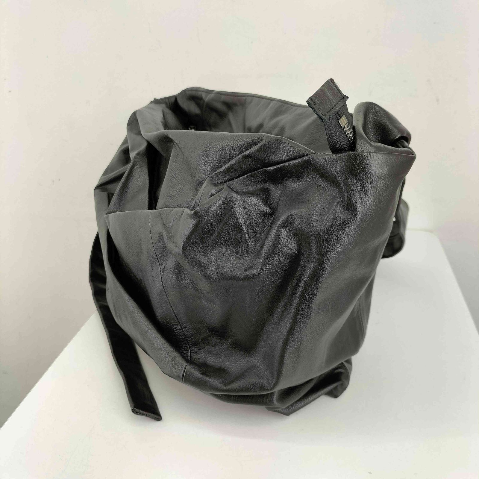 ディスコードヨウジヤマモト discord Yohji Yamamoto Puff レザー 