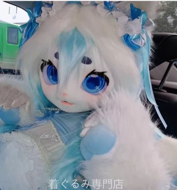 犬　猫　着ぐるみ ヘッド全頭　ヘッド ケモノ ファースーツ ぬいぐるみ コスプレ コスチューム Kurumi 一点物 C125