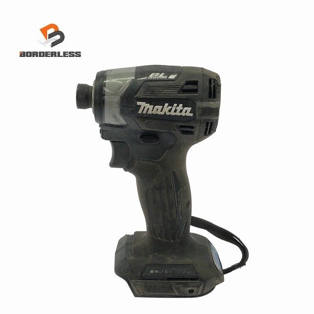 ☆中古品☆makita マキタ 18V 充電式インパクトドライバ TD173DZ 黒/ブラック 本体のみ 締付け 電動工具128183