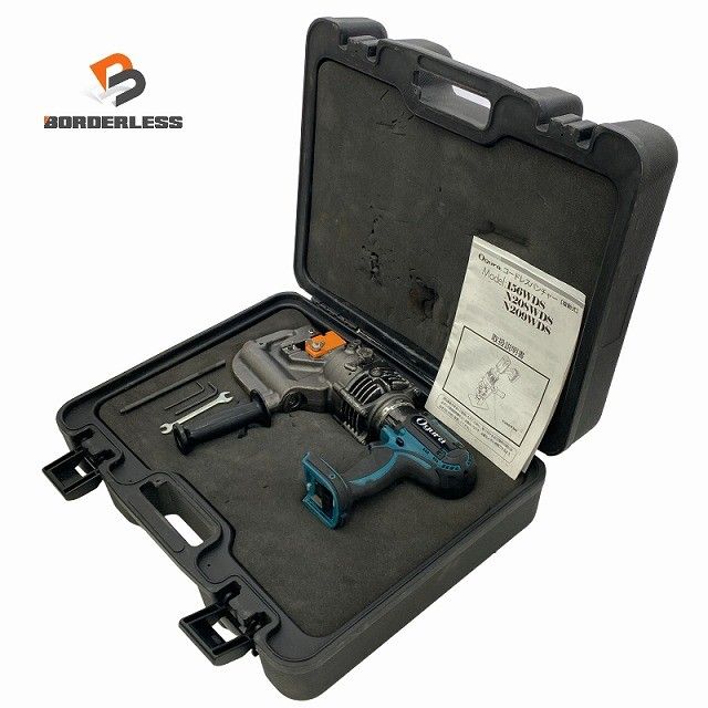 ☆中古品☆ OGURA オグラ 18V コードレスパンチャー N209WDS 本体+パーツ+ケース 切断 鉄工 充電式 油圧式パンチャー128085