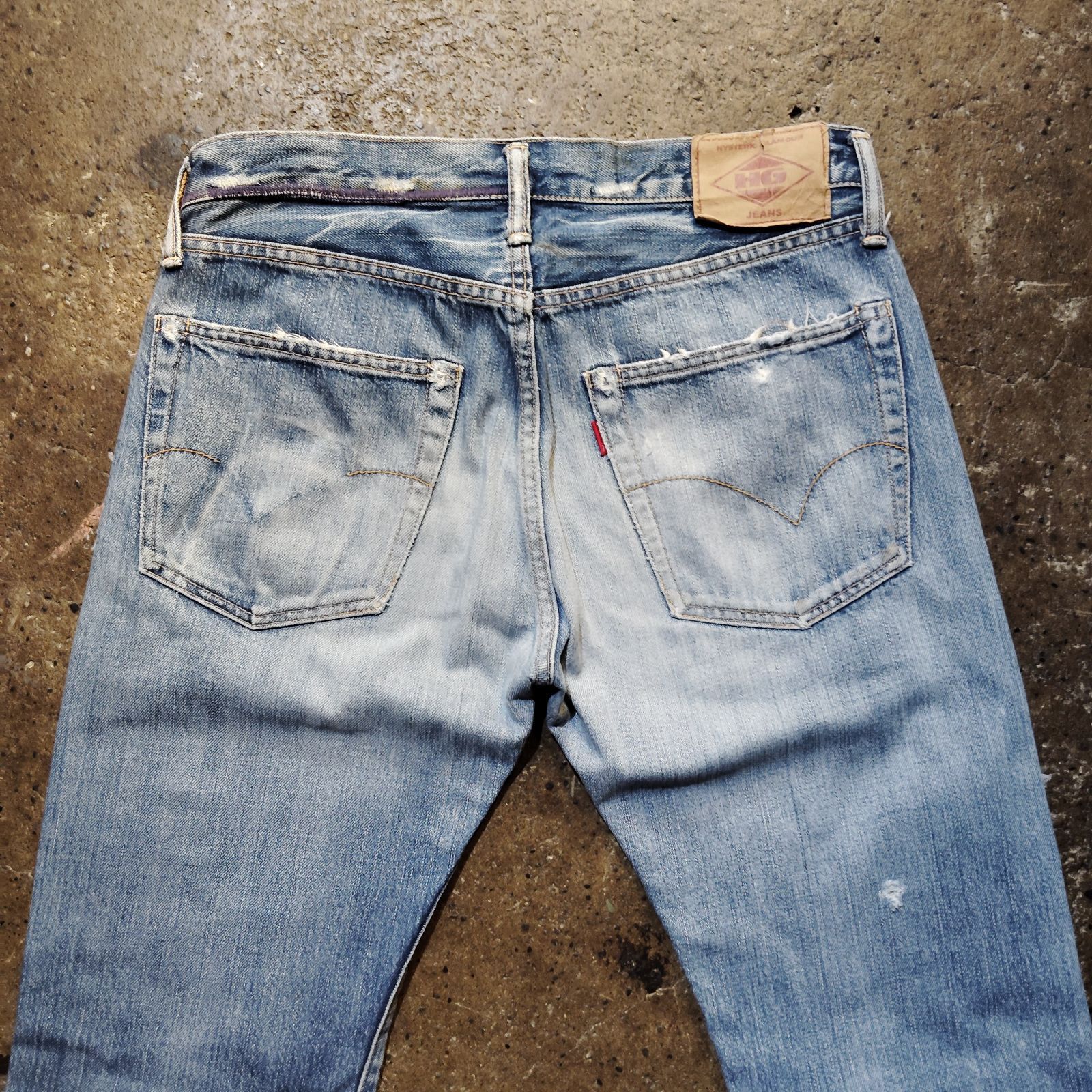 HYSTERIC GLAMOUR 初期 ダメージ加工デニムパンツ 木村拓哉着用 HGタグ