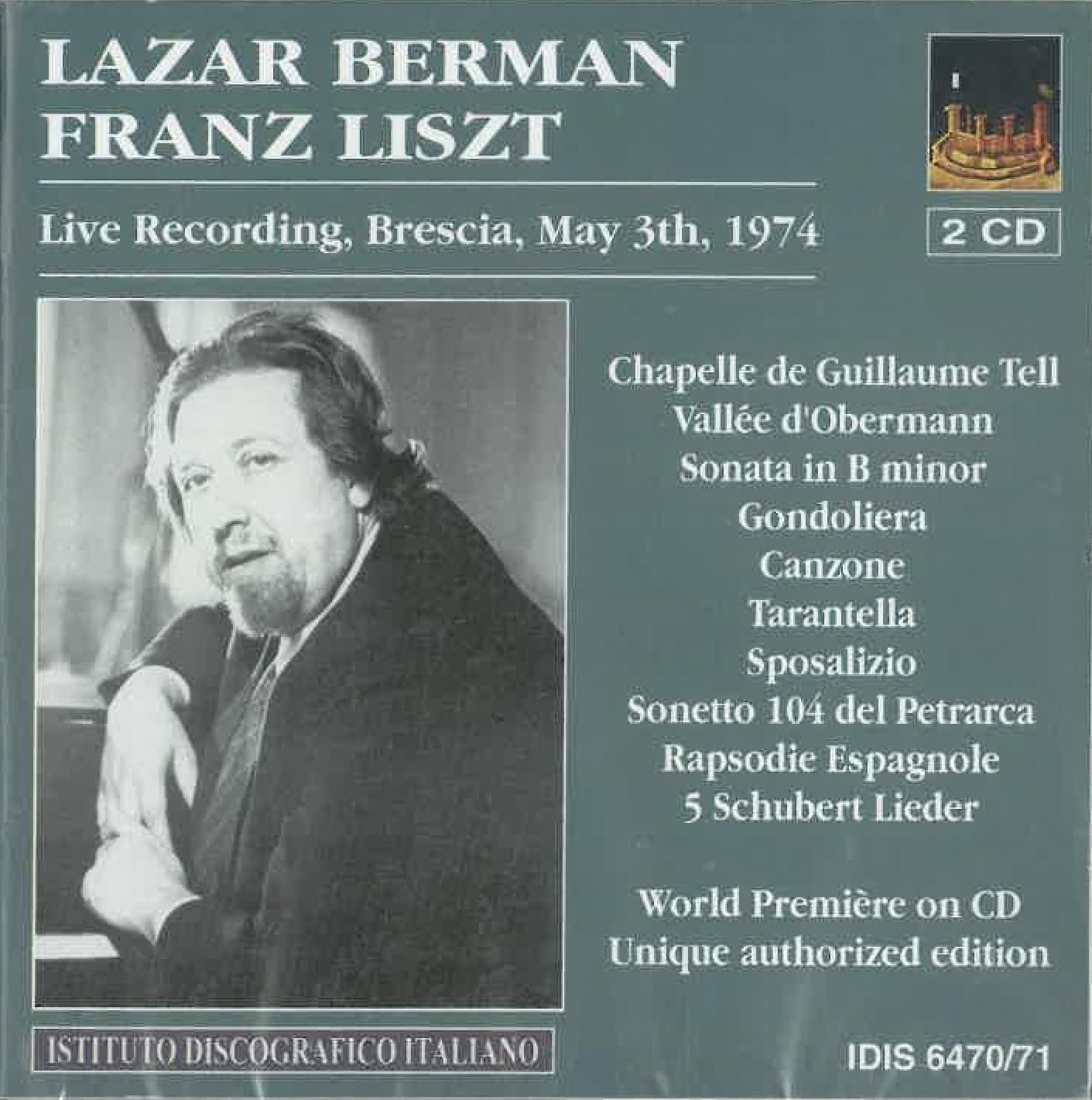 【CD】Liszt Recital