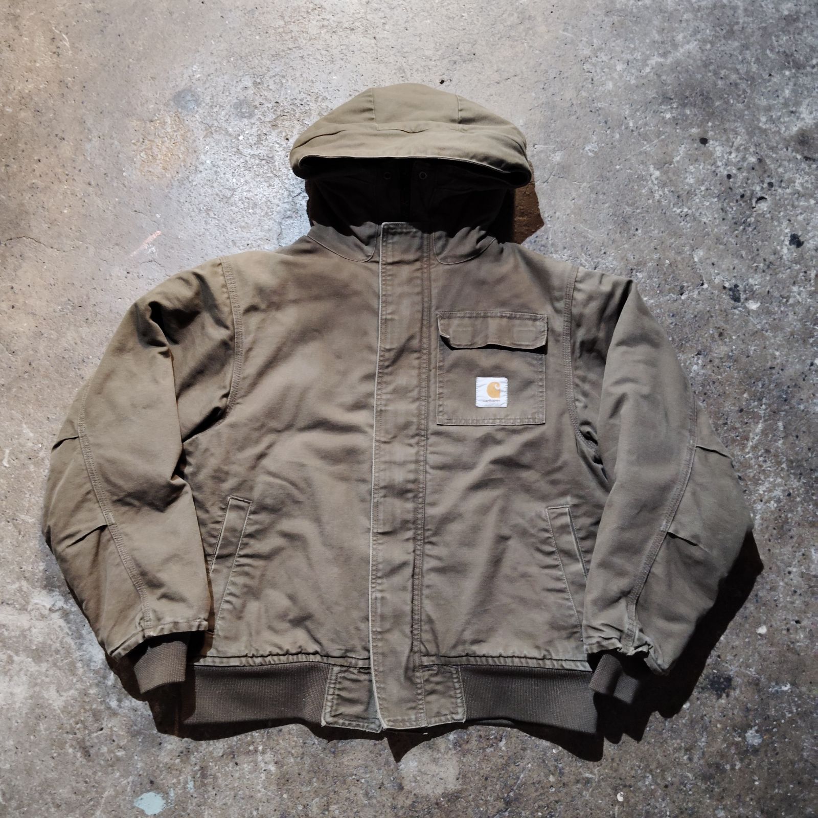 carhartt 90's ショートシベリアンパーカー マウンテンパーカー カーキ カーハート