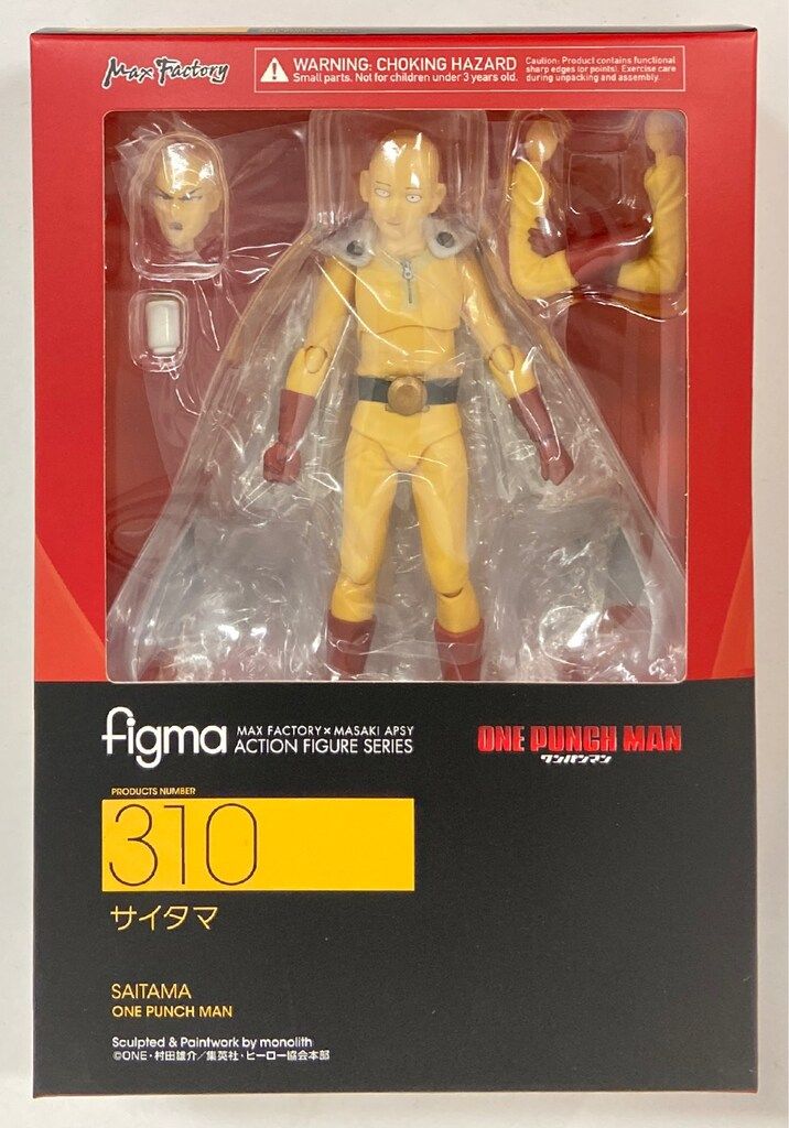 MAXFACTORY figma サイタマ CRUNKY×ONE PUNCH MANオリジナルフィギュア 