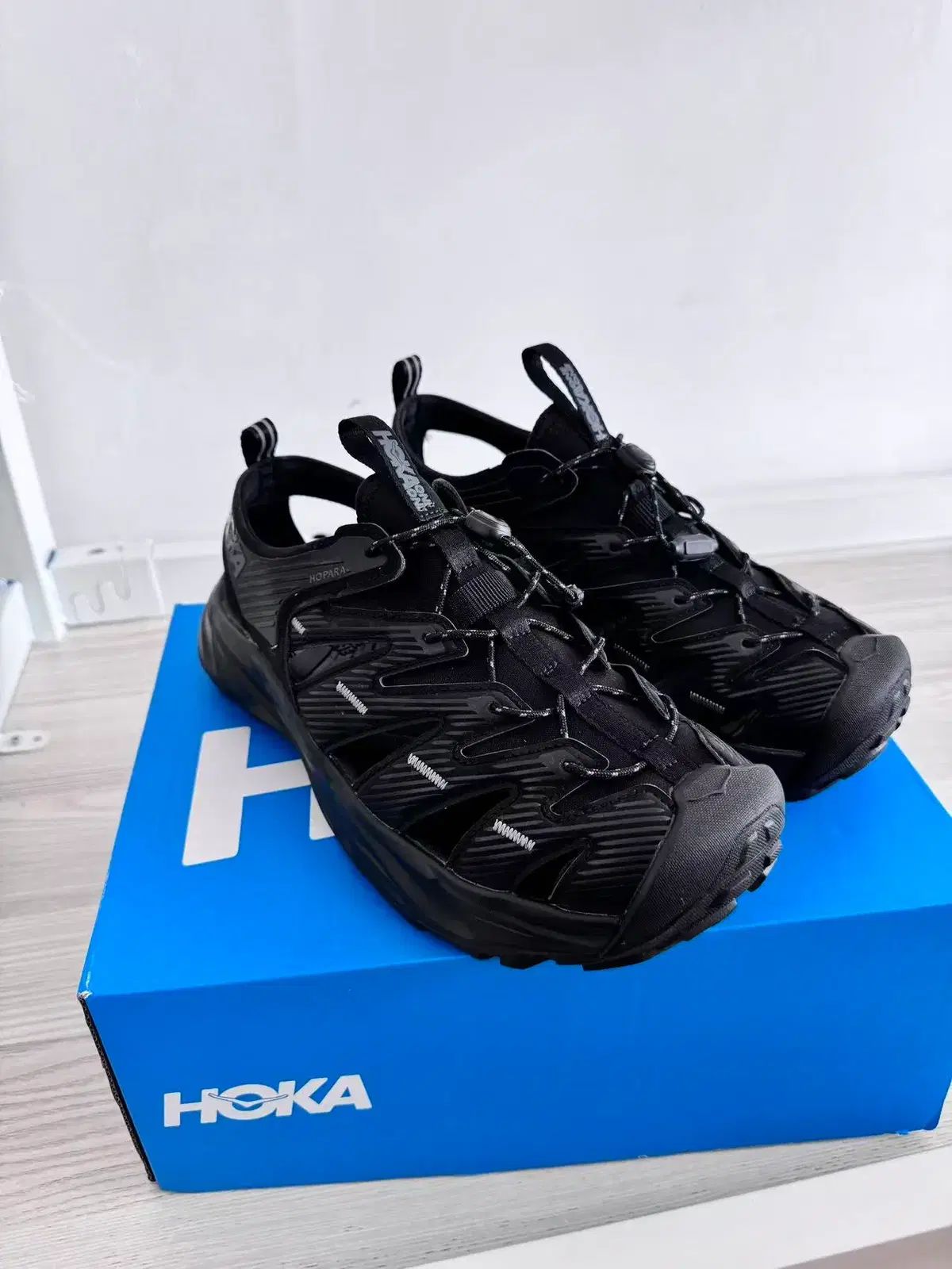 HOKA ONE ONE ホカオネオネ ホパラ ブラック キャッスル 락 270MM