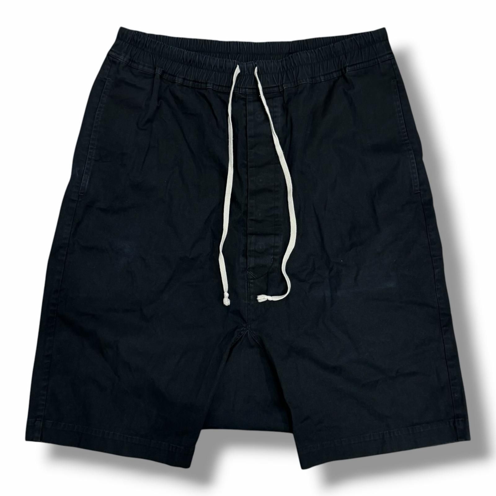 Rick Owens 19SS PODS SHORT ポッズショーツ ハーフパンツ リックオウエンス RU19S2384-TE ブラック 52 (9546M)