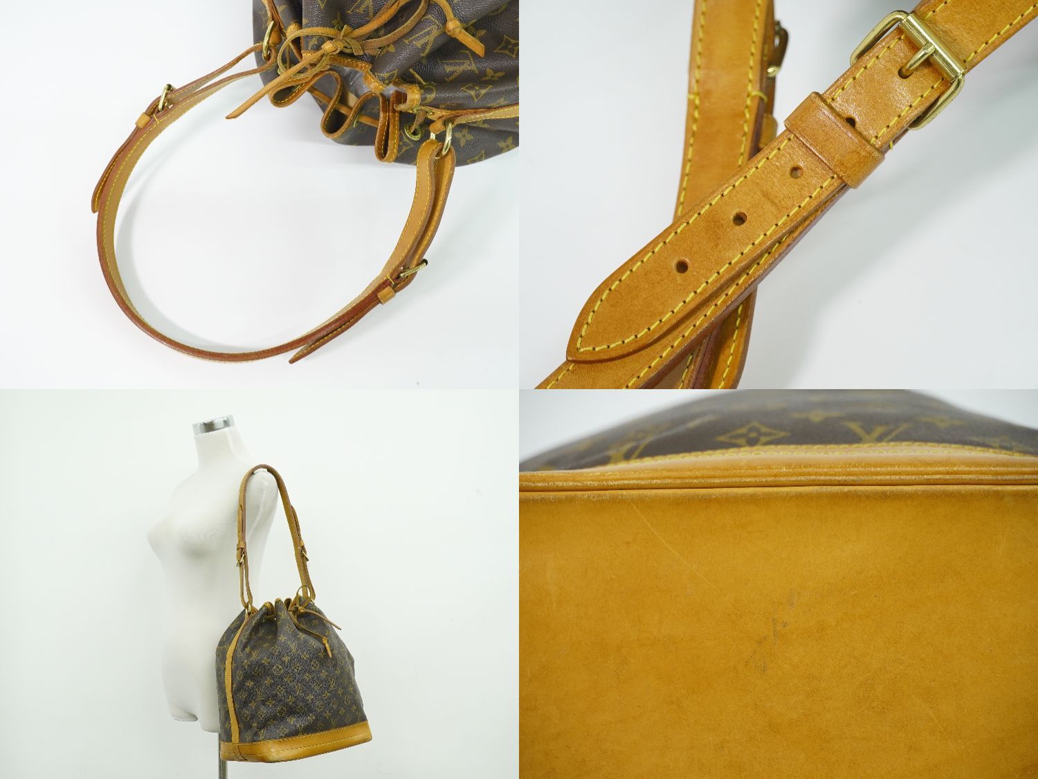 本物 ルイヴィトン LOUIS VUITTON LV ノエ モノグラム ショルダー 