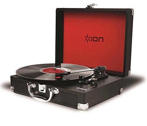 ION Audio ポータブルレコードプレーヤー スーツケース型 スピーカー内蔵 USB端子 レコードの音をUSB接続でPCに録音 Mac PC Vinyl Motionas