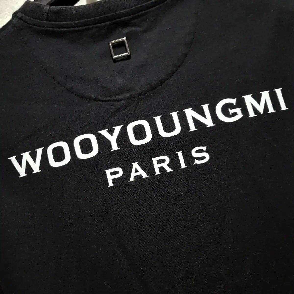 正規品 46 / 24SS WOOYOUNGMI ウーヨンミ バックロゴ 半袖Tシャツ