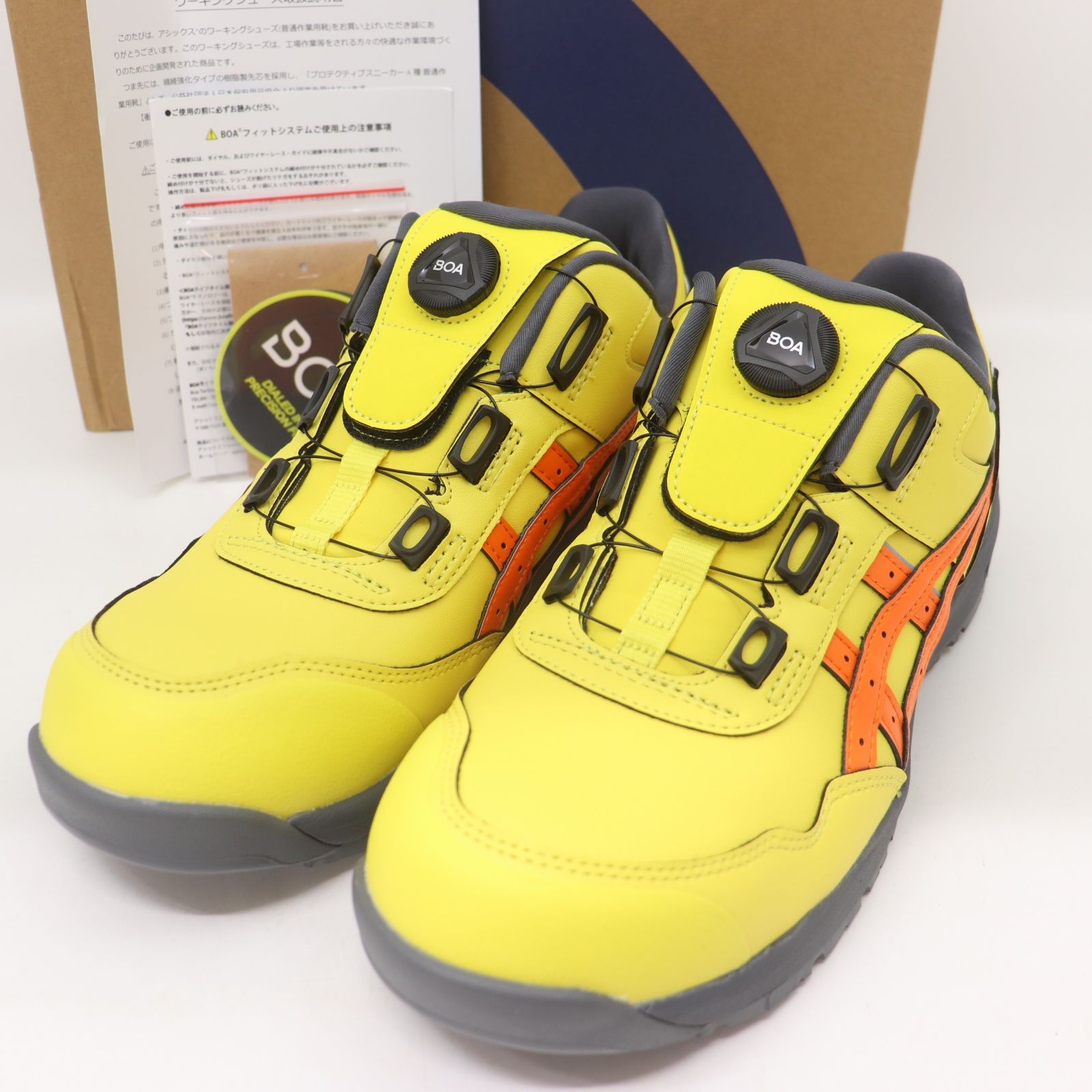 ITWUZNQ6LNSM 未使用 保管品 asics アシックス ウインジョブ CP306 BOA 作業靴 ワーキングシューズ プロテクティブスニーカー ブライトイエロー メンズ サイズ27.0cm ITWUZNQ6LNSM 未使用 保管品 asics アシックス ウインジョブ CP306 BOA