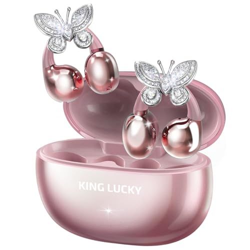 ☆新品☆king luckyイヤーカフ イヤホン｜着脱可能バタフライイヤリングレディース【ワイヤレス オープン イヤー Bluetooth イヤホン/イヤーカフ/防水 IPX5 /マイク内蔵/急速充電/音漏れ抑制/ENC通話】携帯空気伝導 日 bbfc960c