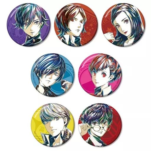 【中古】バッジ・ピンズ 全7種セット 「ペルソナシリーズ トレーディング Ani-Art 缶バッジ」