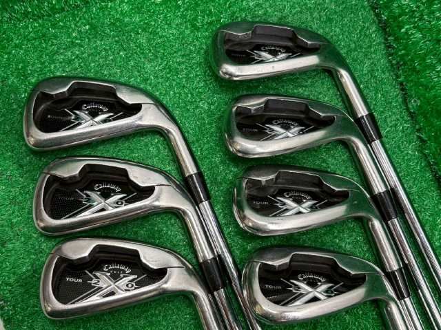 激安[421] アイアンセット キャロウェイ X-20TOUR/M-10 7本セット/1flex/25■和歌山