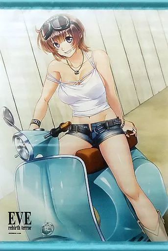 【中古】タペストリー ［単品］ 桐野杏子 描き下ろしB3タペストリー 「PS4/PS Vitaソフト EVE rebirth terror ファミ通DXパック」 同梱特典