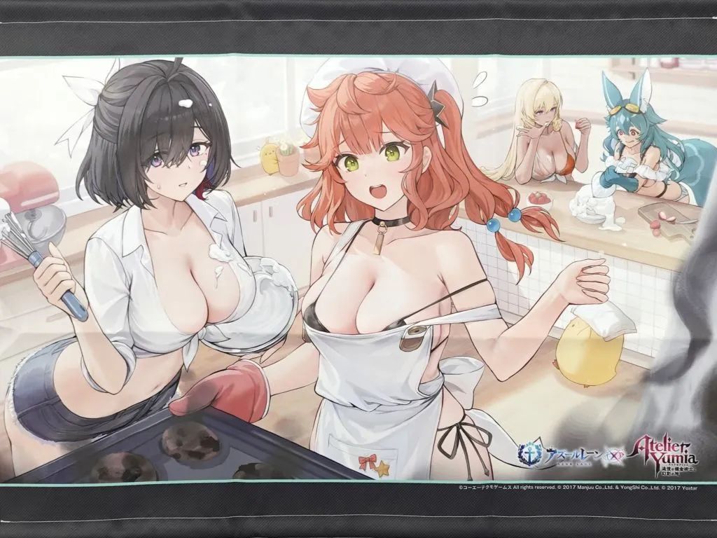 【中古】タペストリー ローディングイラスト B2ダブルスエードタペストリー 「アズールレーン×ユミアのアトリエ 錬金術士と天空邂逅の塔」