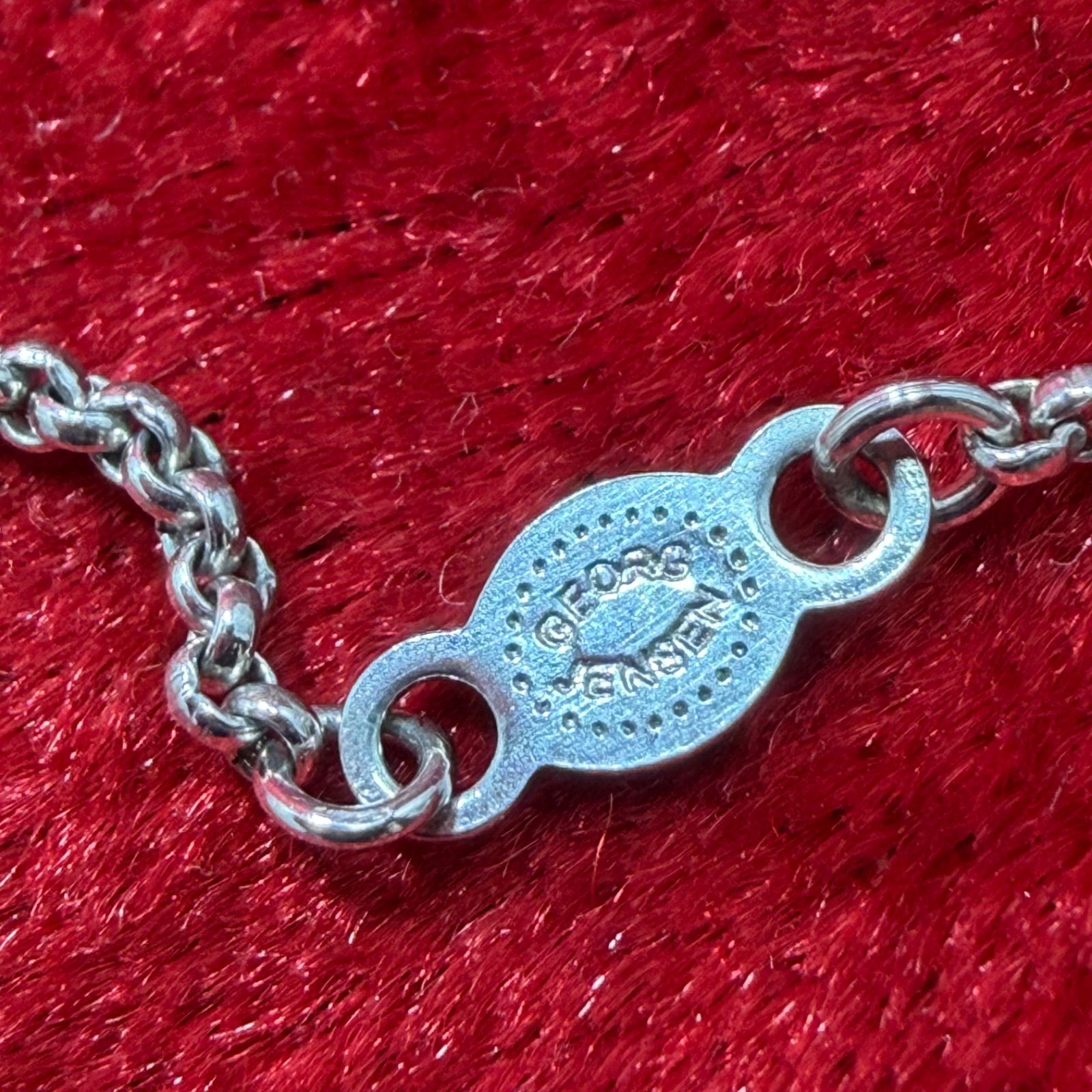 美品 ネックレス ターコイス ♯9A ジョージジェンセン/GEORG JENSEN 