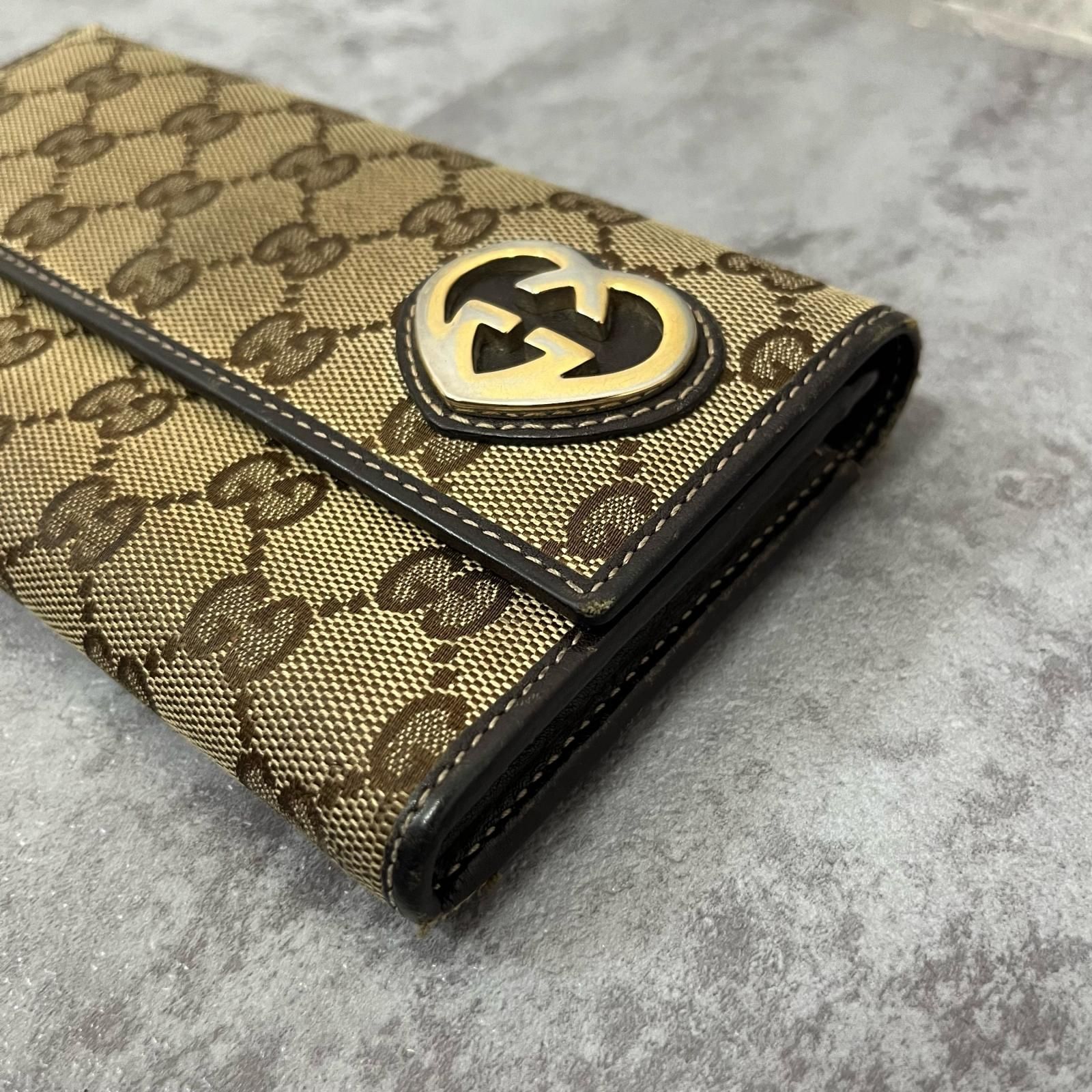 GUCCI GGパターン 長財布 ベージュ/ブラウン 【公式通販】