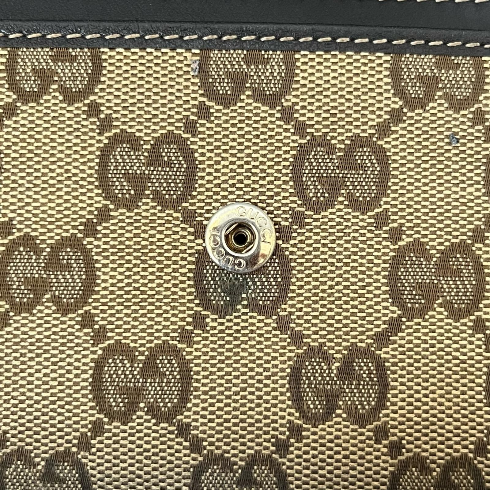GUCCI】グッチ 箱付き ギャラ付き GGキャンバス長財布 インター 