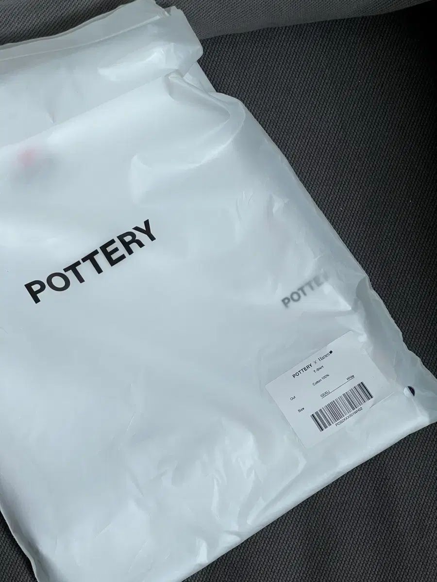 (2) POTTERY ポッタリー ヘインズ 半袖Tシャツ 白 XL 新品