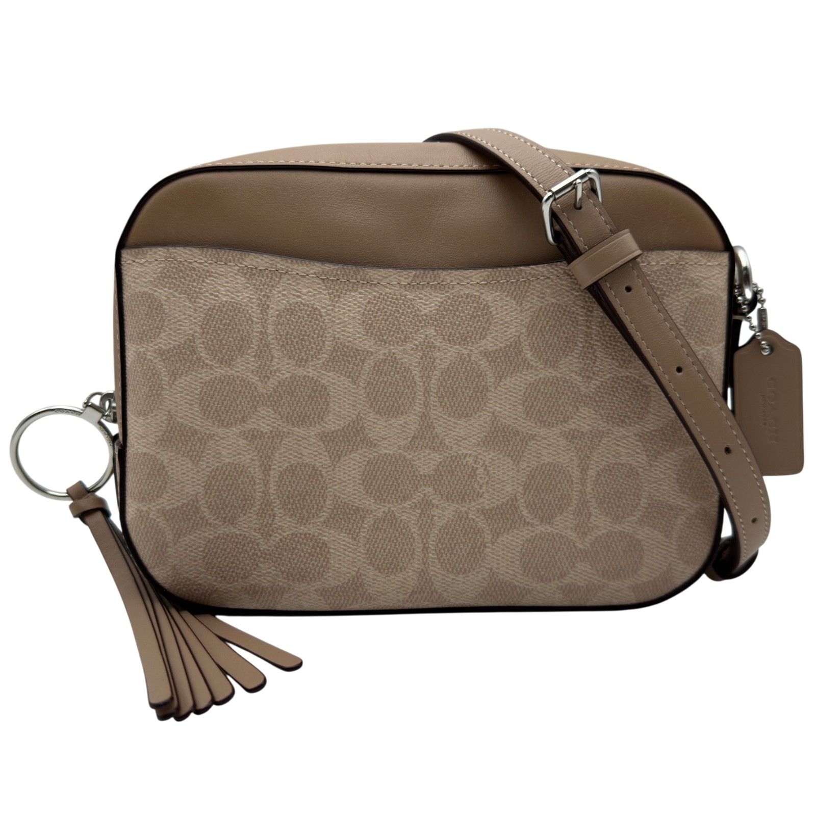 コーチ COACH シグネチャー カメラバッグ 31208 ベージュ PVC レディース ショルダーバッグ