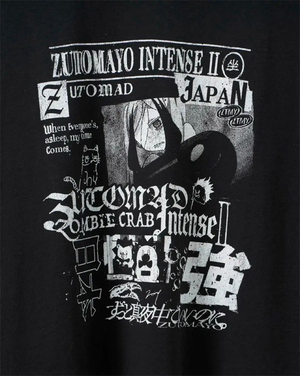 ずっと真夜中でいいのに。 「INTENSE ZOMBIE TOUR」グッズ ブラックT 