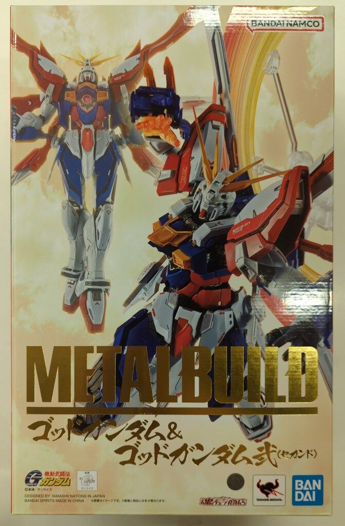 BANDAI SPIRITS METAL BUILD 機動武闘伝Gガンダム ゴッドガンダム&ゴッドガンダム弐 修正パーツ付