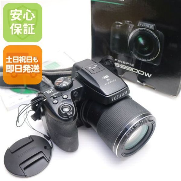 美品 FinePix S9900W ブラック 即日発送 コンデジ フジフィルム 本体 