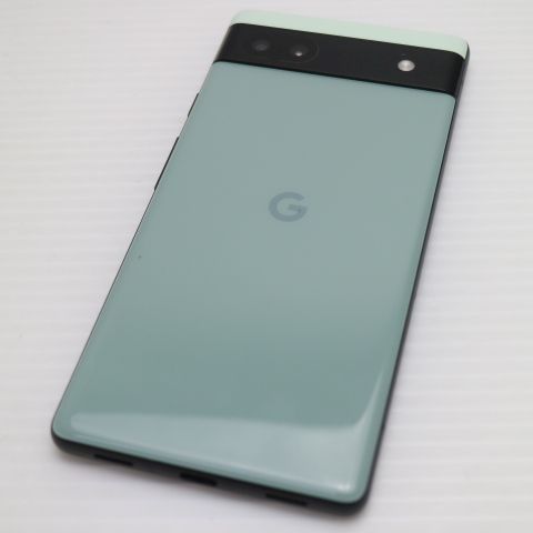 新品同様 SIMフリー Google Pixel 6a セージ スマホ 白ロム 土日祝発送