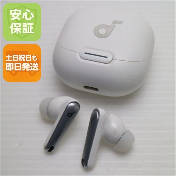 メルカリの日【極美品】Anker Soundcore Liberty 4 NC白 美品 Anker Soundcore Liberty 4 NC ホワイト ワイヤレスイヤホン