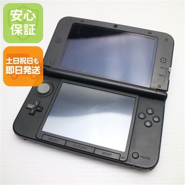 美品 ニンテンドー3DS LL ブラック 即日発送 game 任天堂 本体 土日祝発送OK 09000