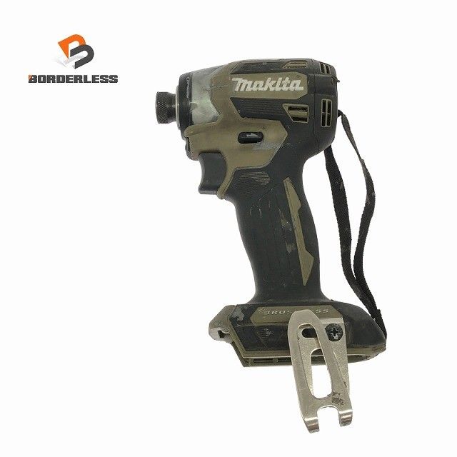 ☆中古品☆makita マキタ 18V 充電式インパクトドライバー TD173D オリーブ 本体のみ コードレス バッテリー式 電動工具128233