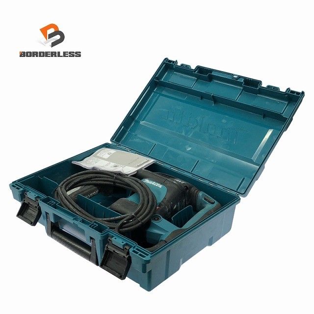 ☆中古品☆makita マキタ 100V 電動ハンマ HM0871C 本体+ケース SDSMAX ハツリ チッパー コンクリートブレーカー コード式 おまけ付♪128236