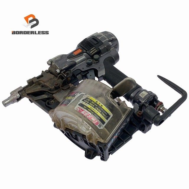 ☆中古品☆MAX マックス 65mm 高圧エア釘打ち機 HN-65FW1 型枠モデル 本体のみ エアツール 大工道具 内装128247