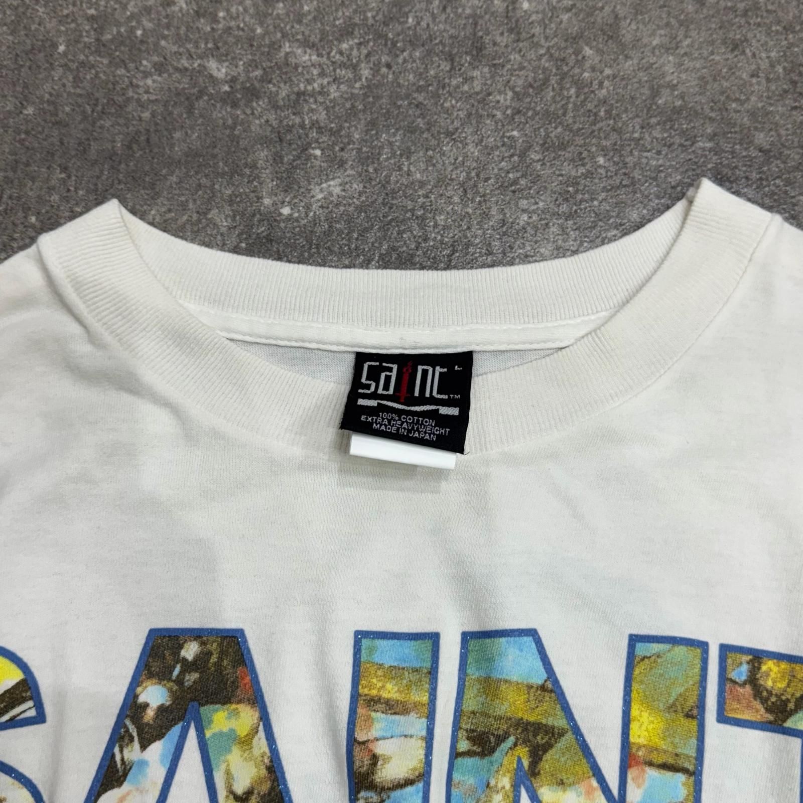 参考上代30800円 SAINT MICHAEL 25SS SS TEE/SUPER DIRTY セントロゴT 