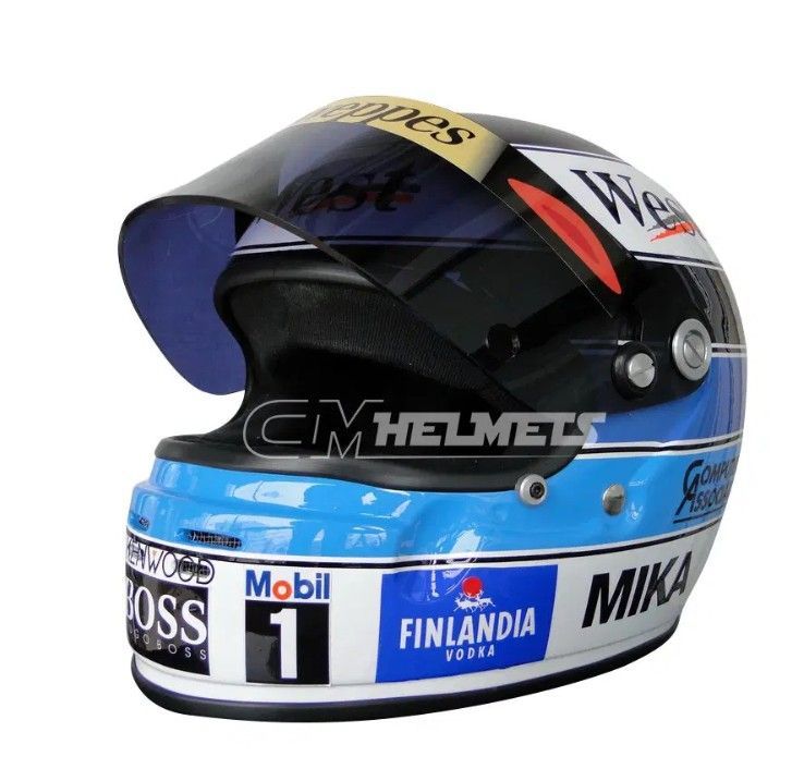 ミカ・ハッキネン 　1998年モデル　 F1　ヘルメット　等身大サイズ　 　レプリカ　オーダーメイド　発送予定日６月30日
