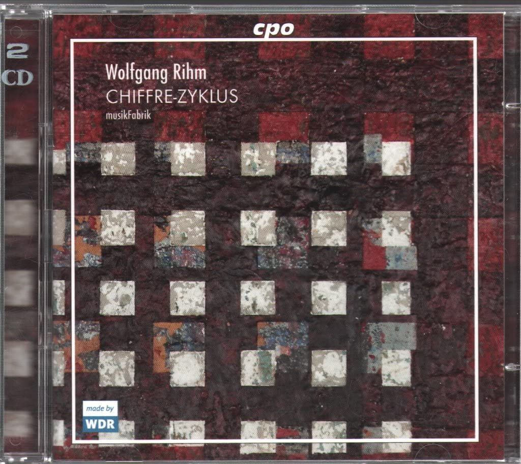 【CD】リーム:符帳集(2枚組)(Rihm:Chiffre-Zyklus)