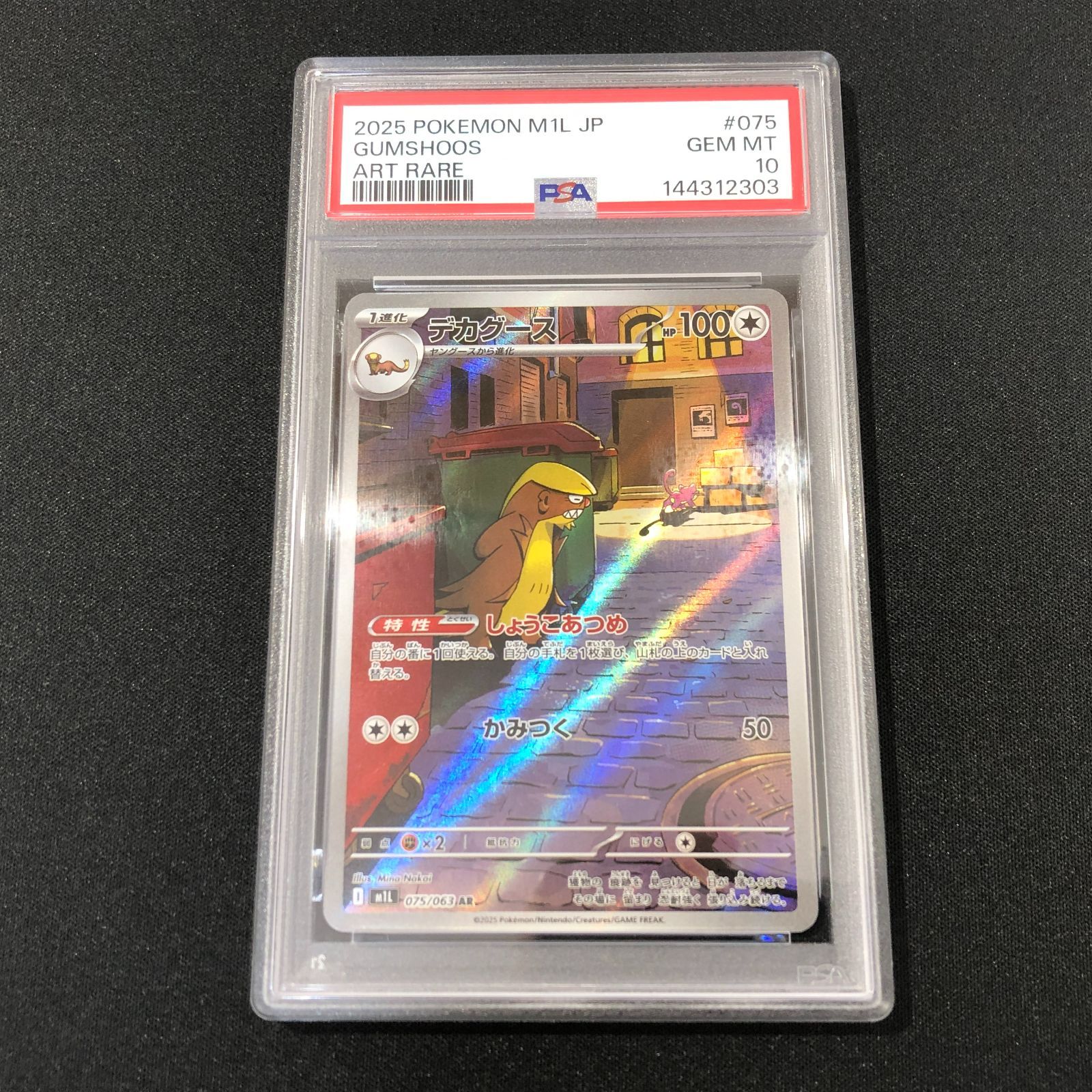 七重浜店56-3-260517] 中古 デカグース AR M1L-075/063 PSA10鑑定品 