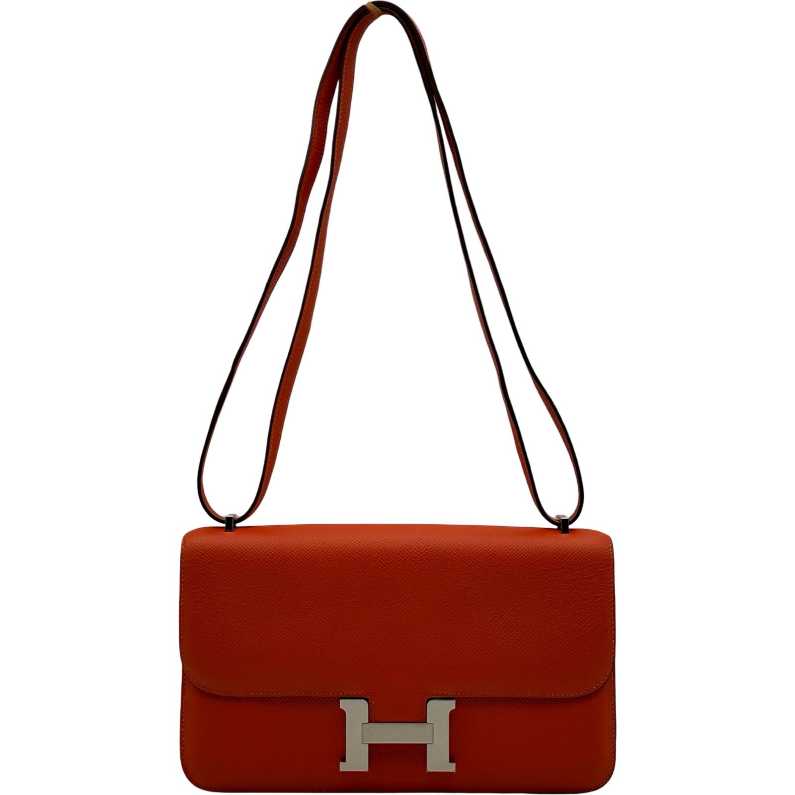 エルメス HERMES コンスタンスエラン □P刻印 カプシーヌ シルバー金具 エプソン レディース ショルダーバッグ