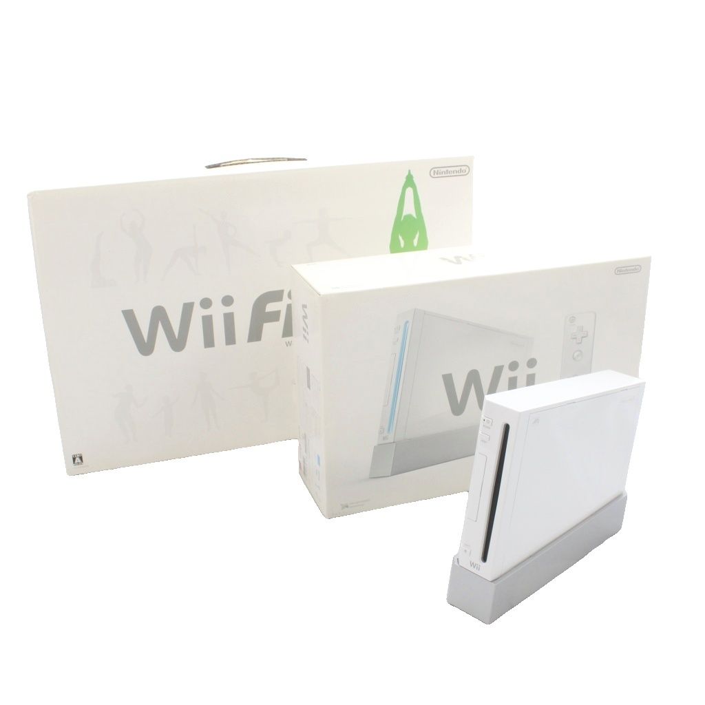 ニンテンドー 任天堂 Nintendo Wii 本体 Wii Fit セット RVL-001 白 