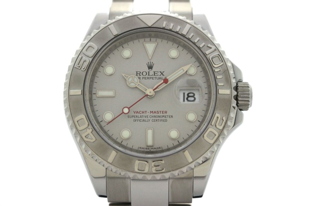 ROLEX ロレックス ヨットマスター ロレジウム 16622 ステンレススチール/プラチナ シルバー メンズ 自動巻き 2143100552838 【200】【中古】