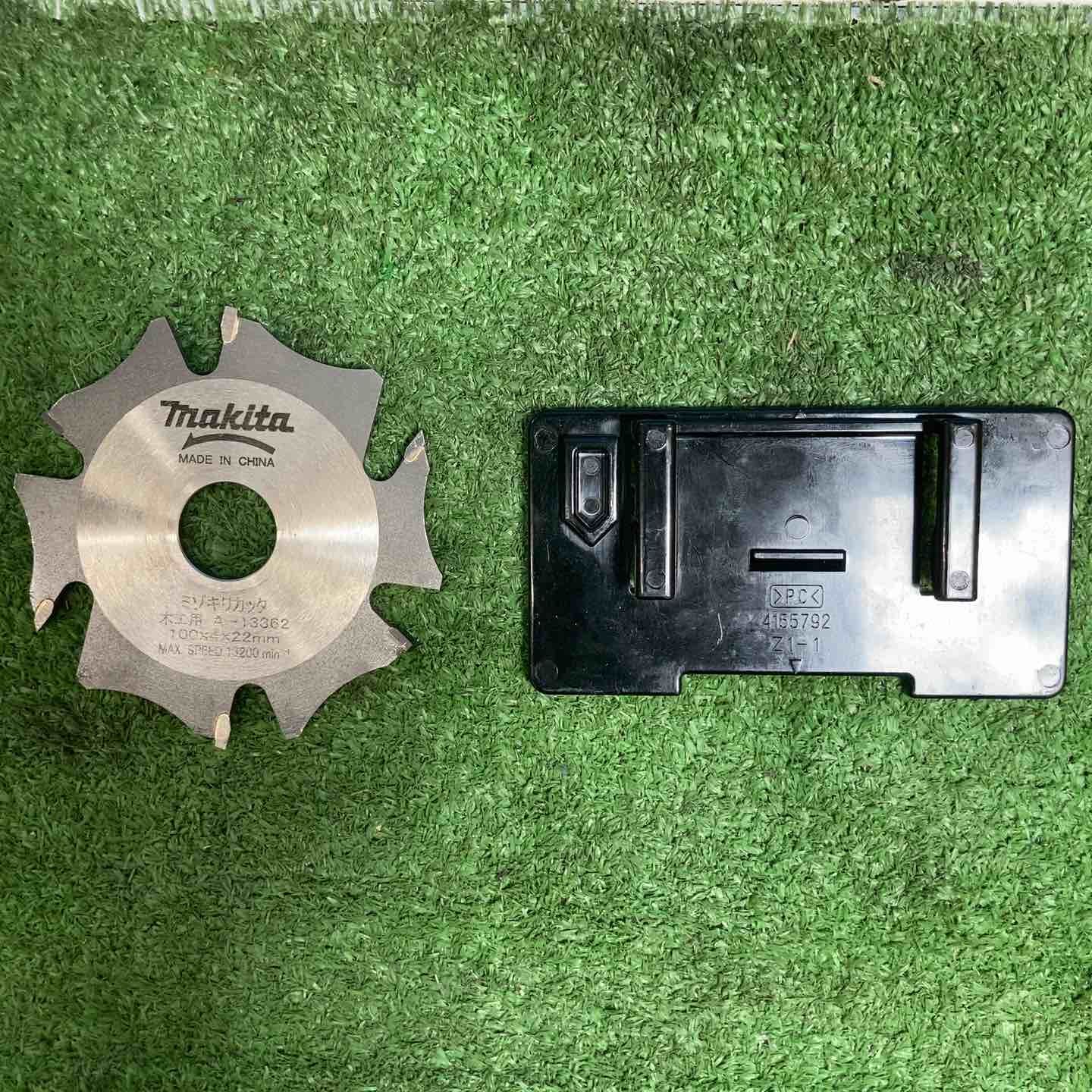 【美品】★マキタ(makita) コードレスジョイントカッタ PJ180DRG バッテリー充電数2回！ビスケット・替刃付♪【岩槻店】