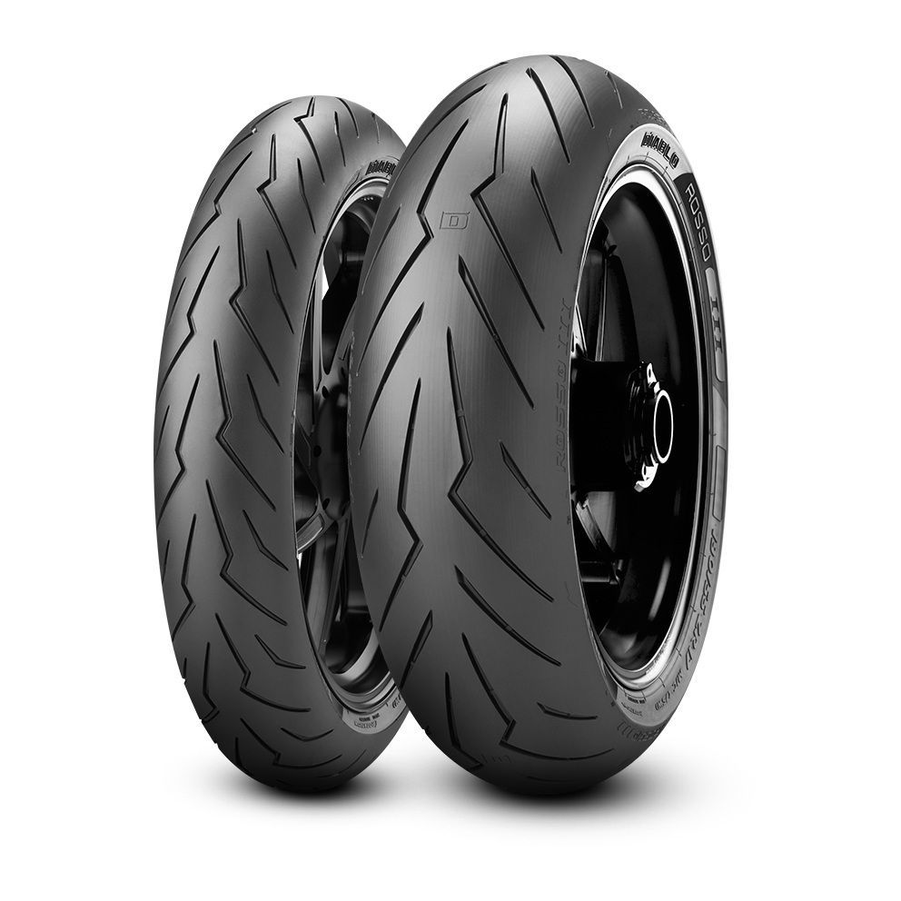 ピレリ DIABLO ROSSO III ロッソ3 バイク用タイヤ前後セット, 110/70R17 & 140/70R17, スポーツ走行向け, 国内正規品 CBR250R YZF-R25 Ninja250