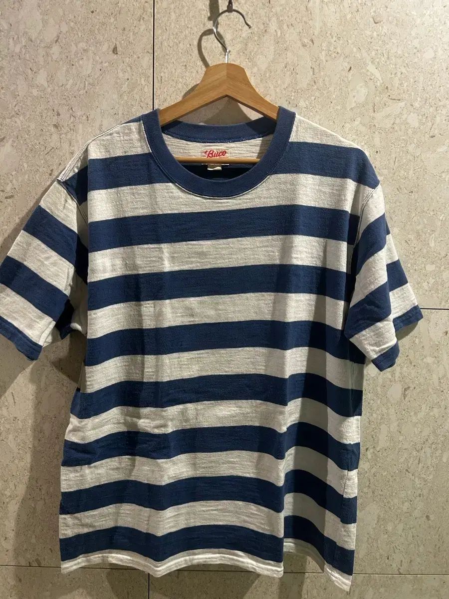 リアルマッコイ The Real McCoy's Buco ストライプ 半袖 XL