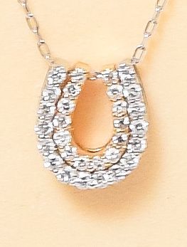Pt900/850/K18 ダイヤモンド 3Wayネックレス (馬蹄形/ホースシュー) 品番d24-371 37,570円