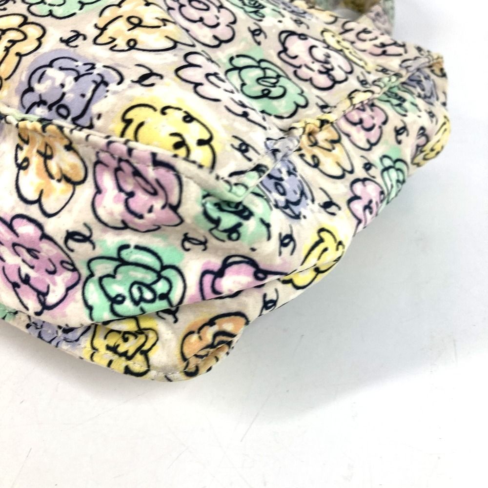 CHANEL シャネル ショルダーバッグ フラワー柄 ロゴ CC ココマーク 花柄 キャンバス マルチカラー