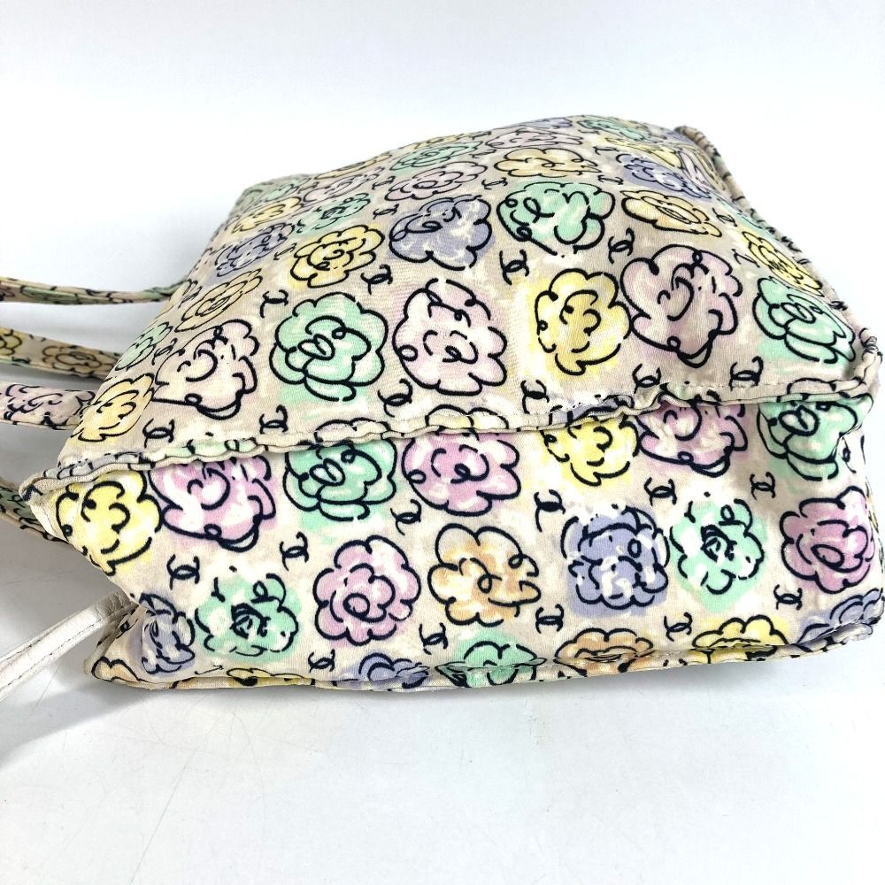 CHANEL シャネル ショルダーバッグ フラワー柄 ロゴ CC ココマーク 花