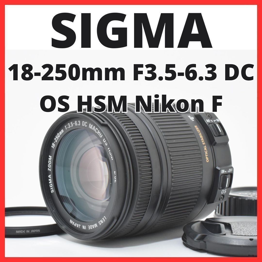 D07[7567C]5 シグマ SIGMA 18-250mm F3.5-6.3 DC OS HSM ニコン Nikon Fマウント用