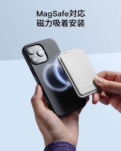 MOFT【公式直営店】 MagSafe対応 ウォレットスタンド カードケース 【電磁波干渉防止シート内蔵】 MOVAS? スマホスタンド iPhone 15/14/13/12シリーズ兼用 カードケース カード収納 多角度調節 持ち歩き便利as