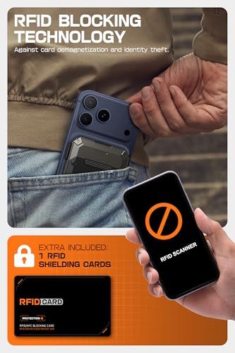 [SUPCASE] MagSafeウォレット スタンド付き メンズ用マグネットウォレット [カード5枚収納] [調節可能なスタンド] [RFIDブロッキング] 携帯電話クレジットカードホルダー 三脚付き iPhone 17/16/15/14/13/12シリas