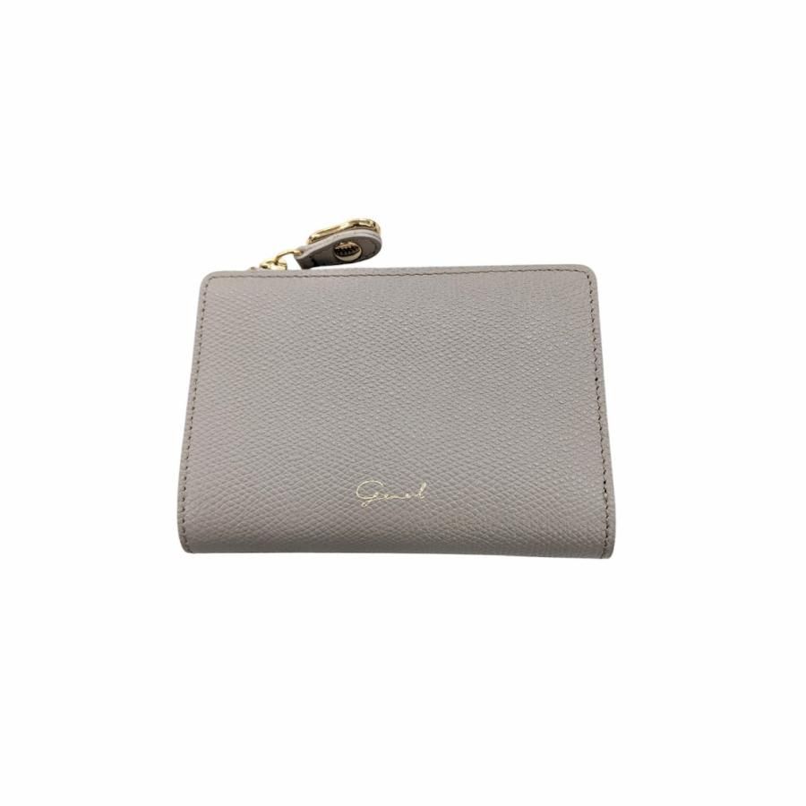 美品 gemeil ジェムイル ミニマルウォレット SO-411-SNS カーキ系 サイズ 652315